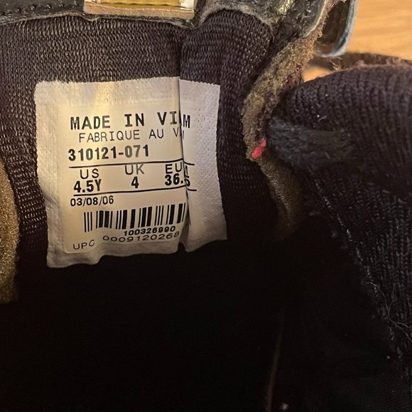 NIKE JR TIEMPO 750 II VT VERSATRACT YOUTH SOCCER CLEATS – SIZE 4.5Y – BLACK/GOLD - Picture 12 of 12